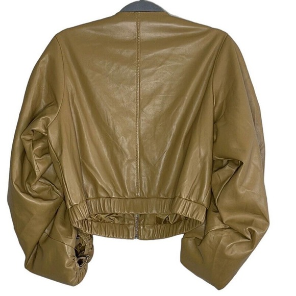 AZALEA WANG STACKED VEGAN JACKET SIZE L - Picture 3 of 7